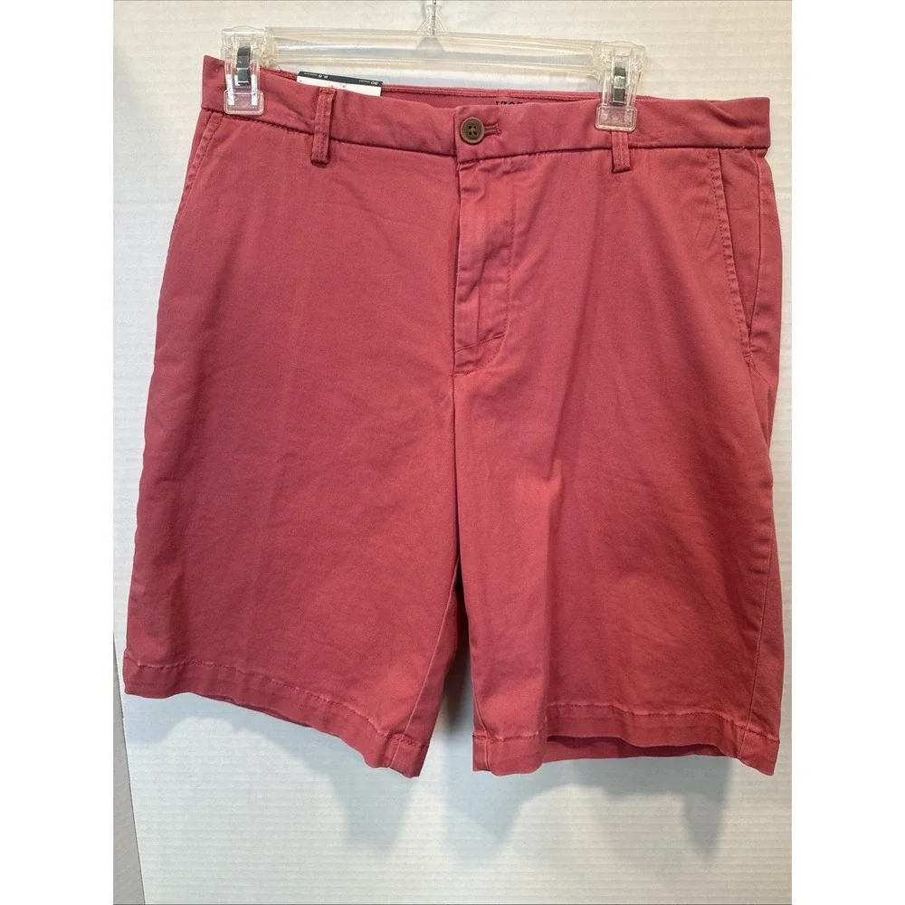 IZOD Men's SALTWATER Relaxed Classics Stretch Shorts SIZES - 30 SaltwaterRed NWT